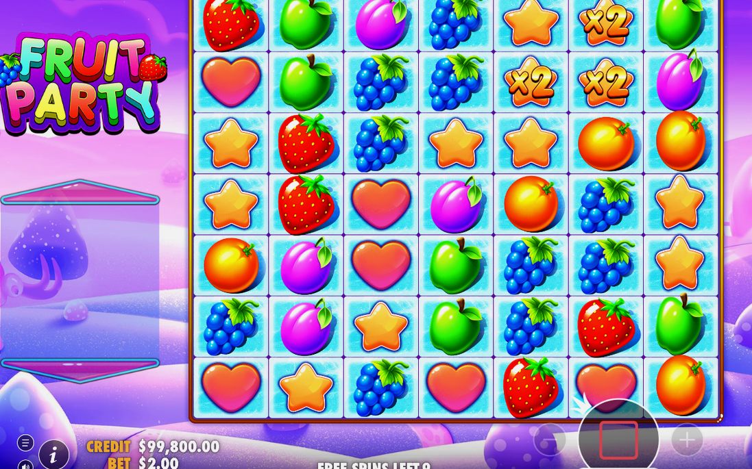 Night-time free spins with candy tiles